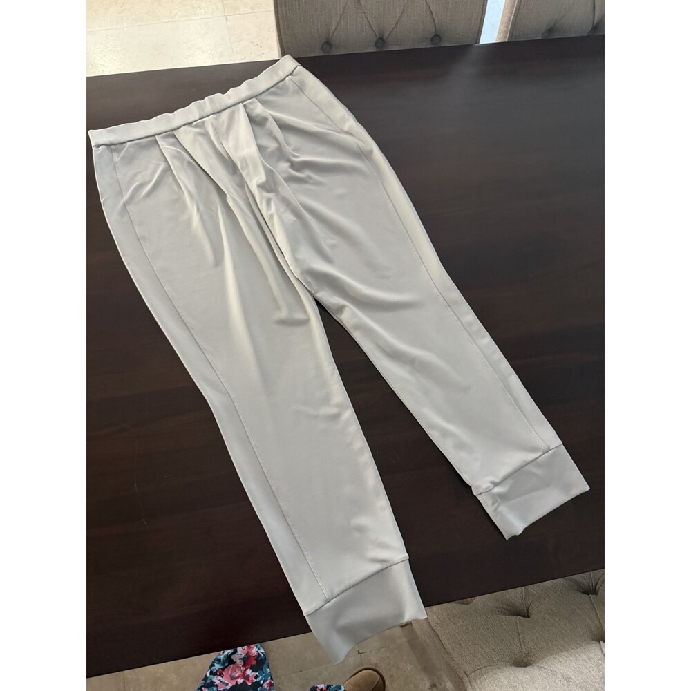 Wolford Light Gray Track Joggers with Cuffed Ankles